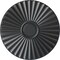 Ekena Millwork Shakuras Ceiling Medallion (For Canopies up to 5"), Hand-Painted Pewter, 19 3/4"OD x 1 3/8"P CM20SHPES - alternate 1